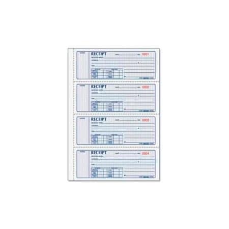 Rediform Rediform  Money Receipt Book, 3-Part, Carbonless, 2-3/4" x 7", 100 Sets/Book 8L808
